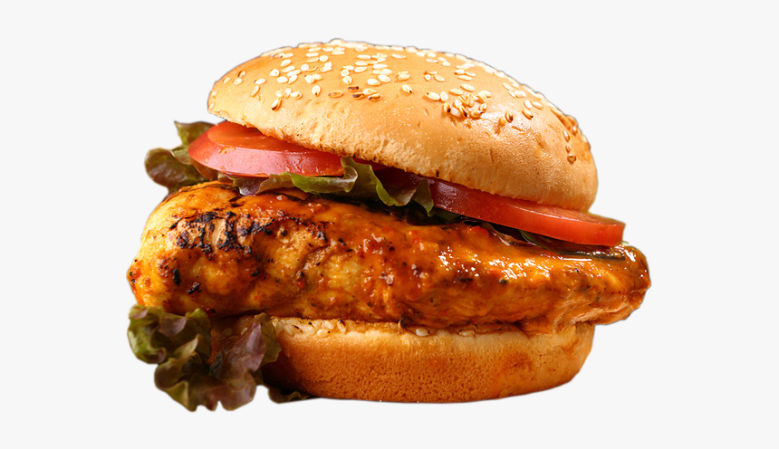 Piri Piri Chicken Burger, HD Png Download