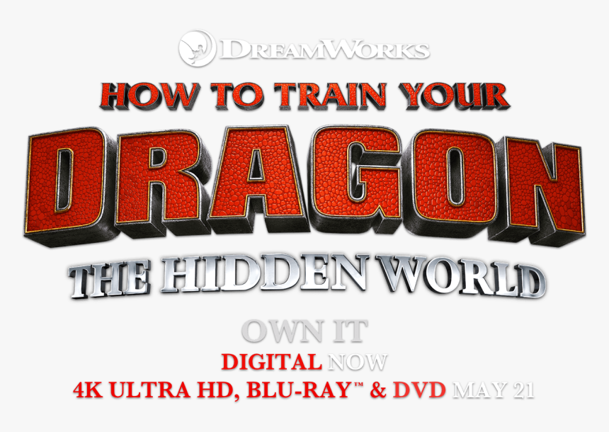 Transparent Anamorphic Widescreen Png - Train Your Dragon 3 Logo, Png Download