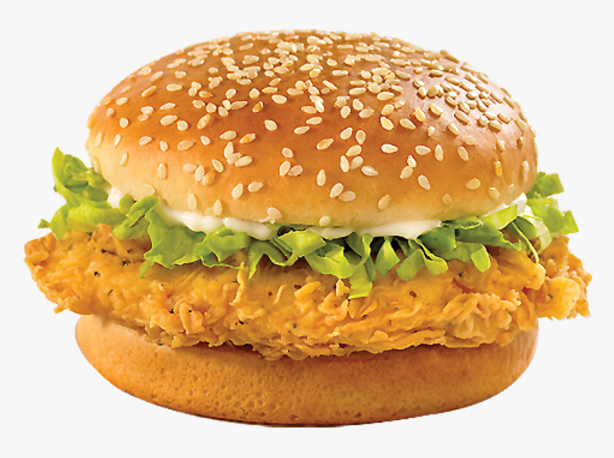 Chicken Burger Png, Transparent Png