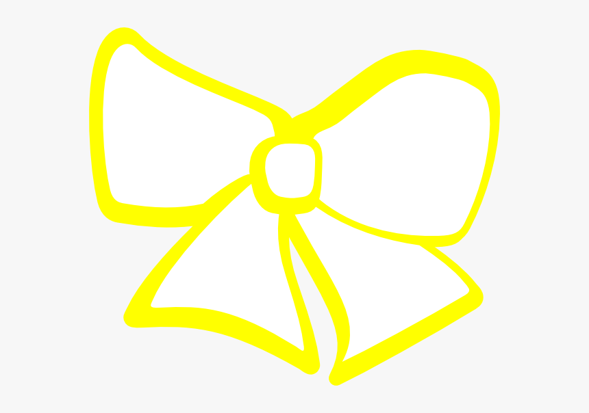 Yellow Clipart Hair Bow, HD Png Download