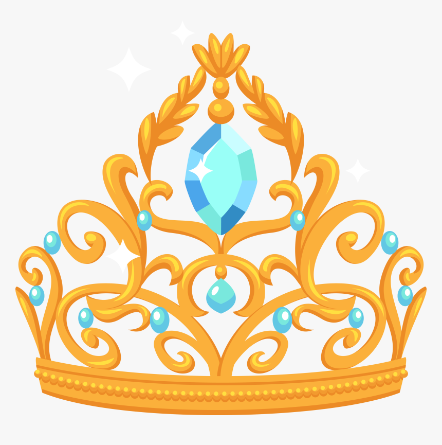 Diamond Sapphire Crown Gemstone - Png Coroa De Rainha, Transparent Png