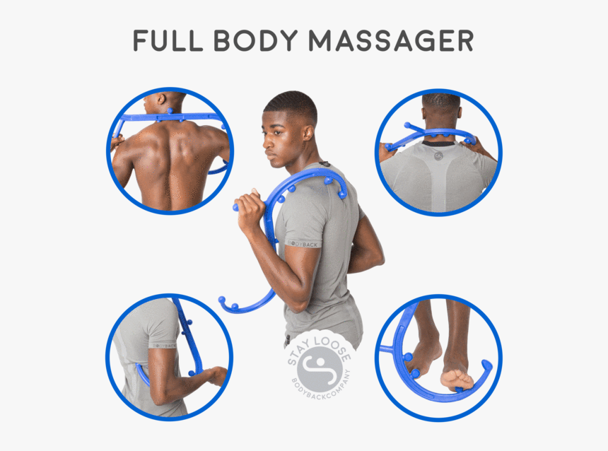Body Back Buddy Trigger Point Self Massage Tool And - Body Back Buddy, HD Png Download