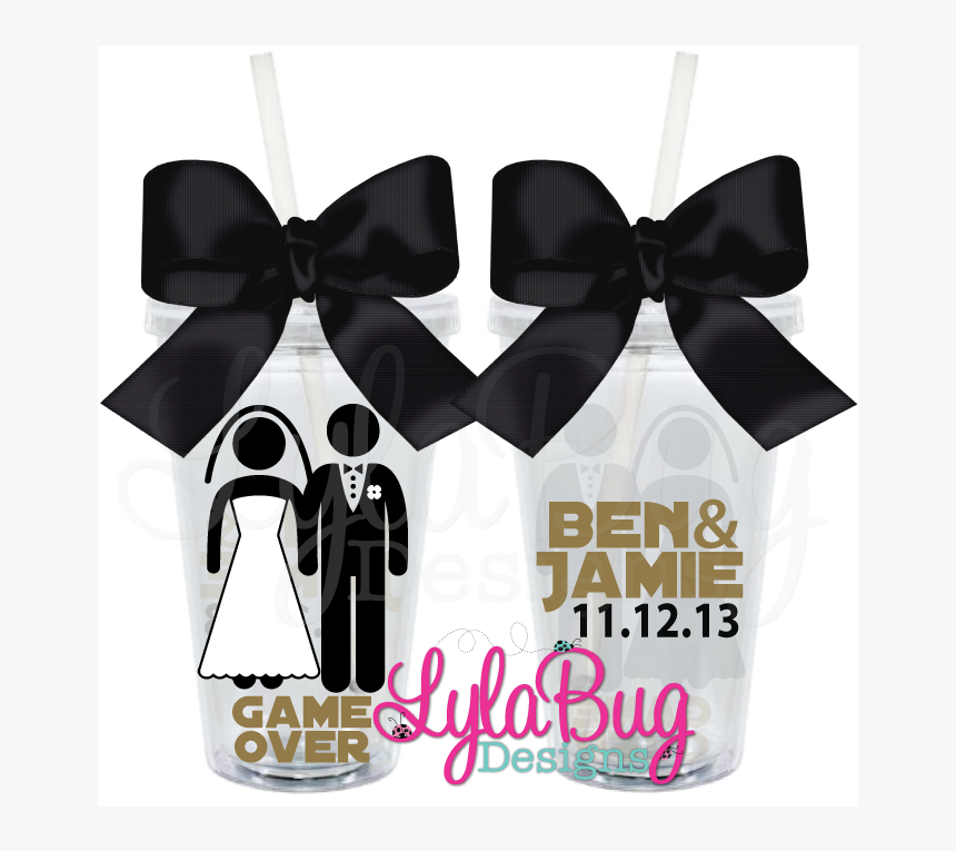 Game Over Wedding Tumbler - Wrapping Paper, HD Png Download