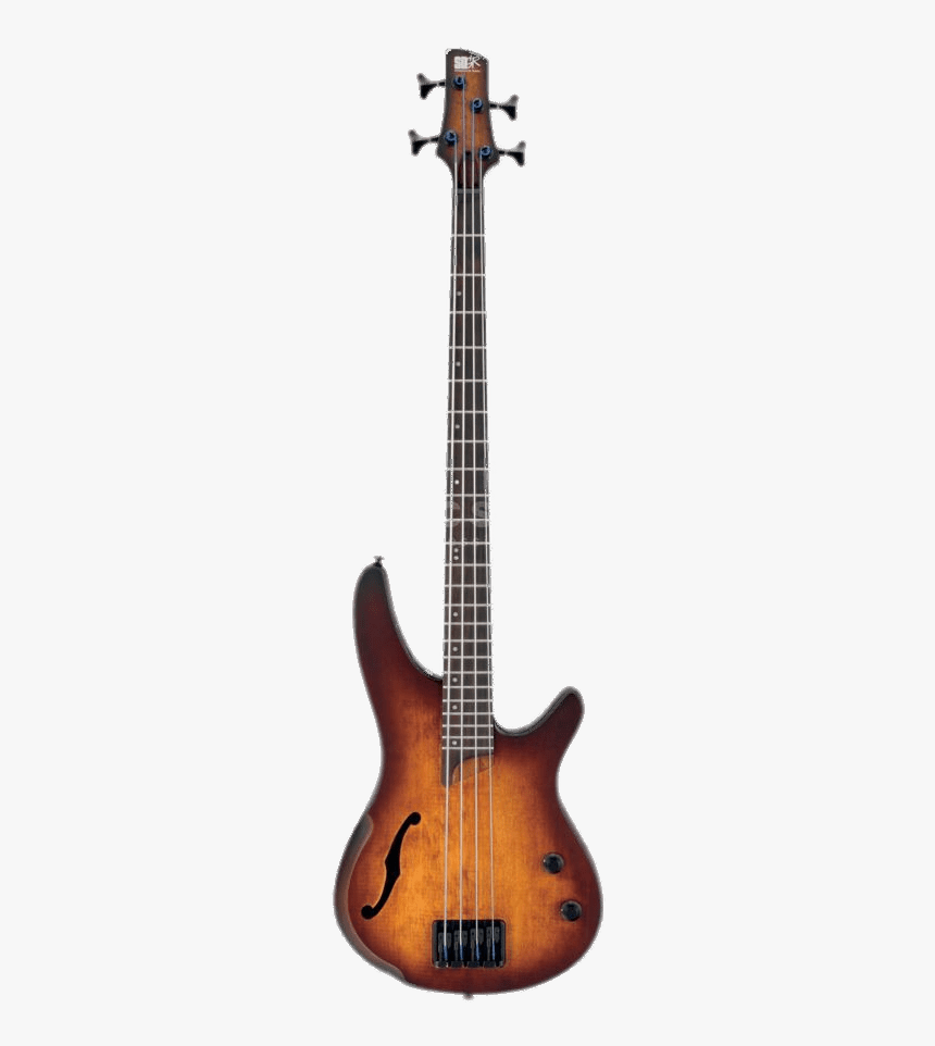 Brown Bass Guitar - Ibanez Sr Bass Black, HD Png Download