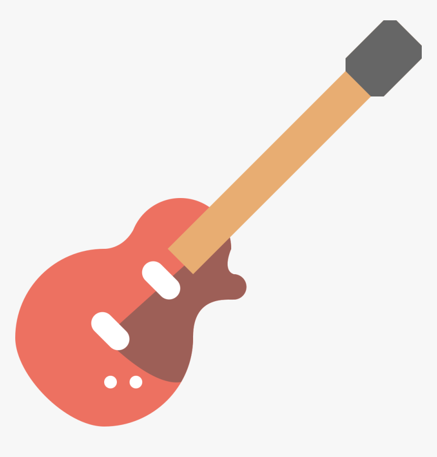 Guitar Bass Icon - Guitar Flat Icon Png, Transparent Png