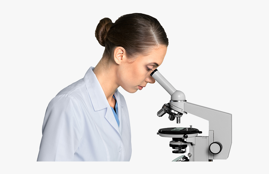 Microscope - Transparent Scientist Png, Png Download