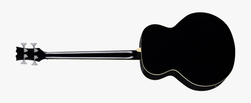 Guitar Acoustic Clipart Bass Black And Transparent - Bass Guitar, HD Png Download