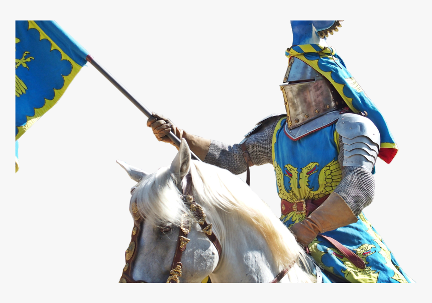 Knight Middle Ages Armor - Knight With Coat Of Arms, HD Png Download