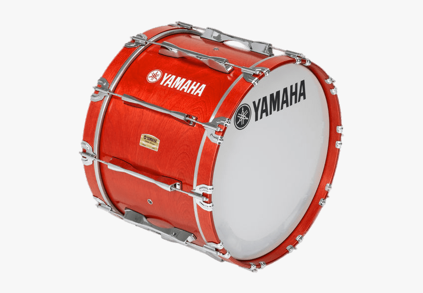 Red Bass Drum - Yamaha Marching Bass Drums, HD Png Download