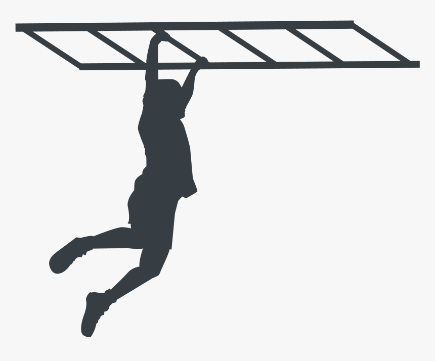 Monkey Bars Silhouette, HD Png Download