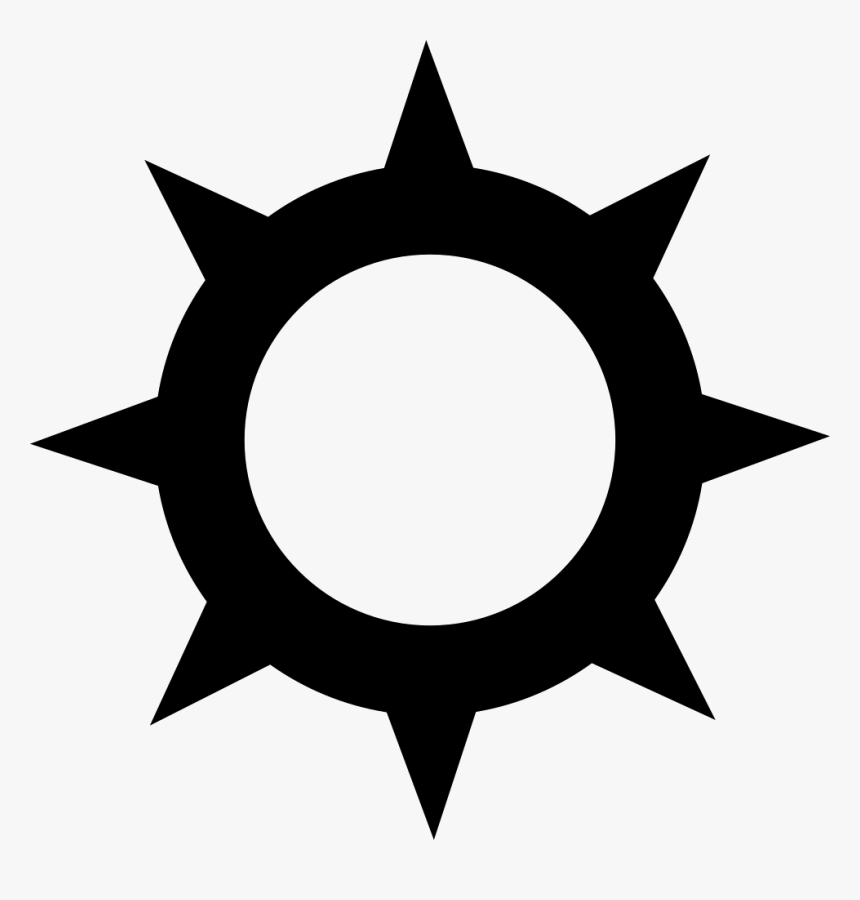 Sun Outline With Spikes At The Edges - Png Spike Logo, Transparent Png