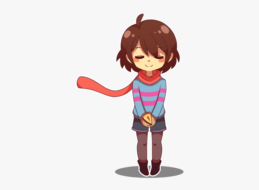 Frisk With A Scarf, HD Png Download
