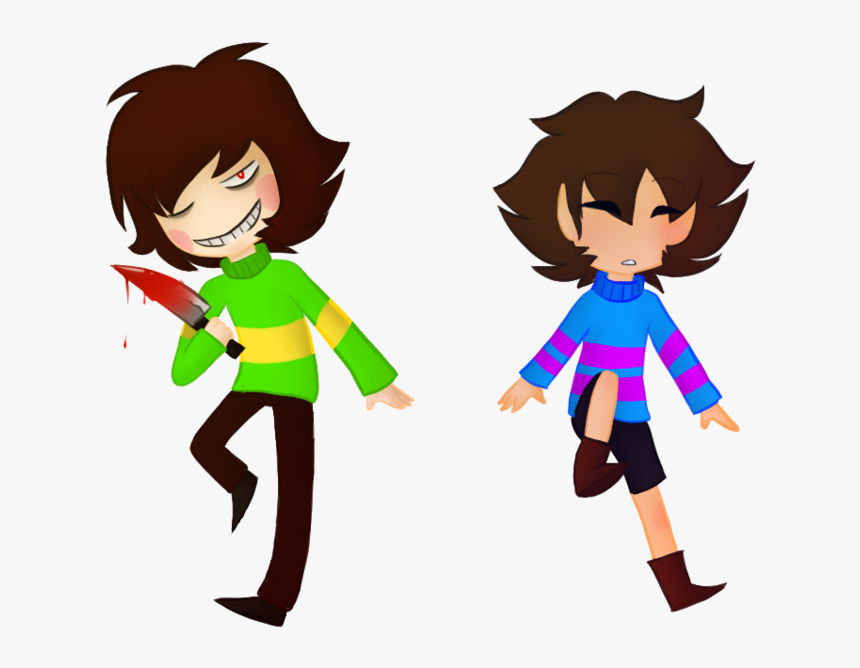 Svg Freeuse Library Frisk Transparent Chara - Cartoon, HD Png Download