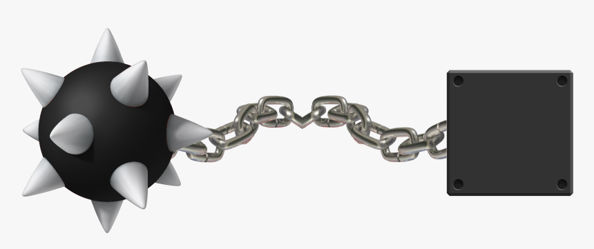 Download N Super Mario - Ball N Chain Mario, HD Png Download
