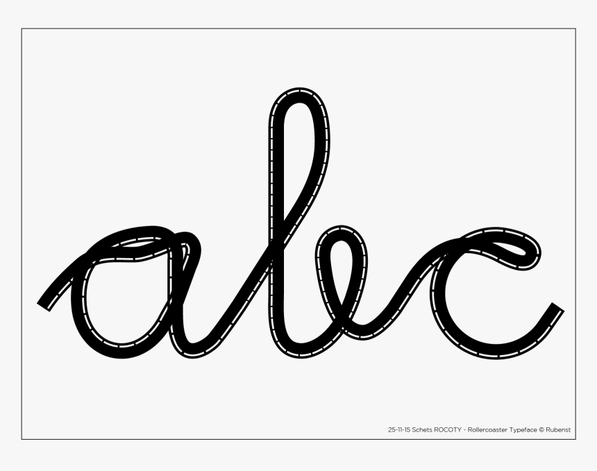 Roller Coaster Clipart , Png Download - Calligraphy, Transparent Png