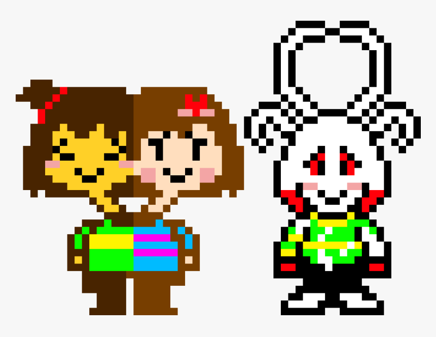 Chara X Frisk X Asriel, HD Png Download