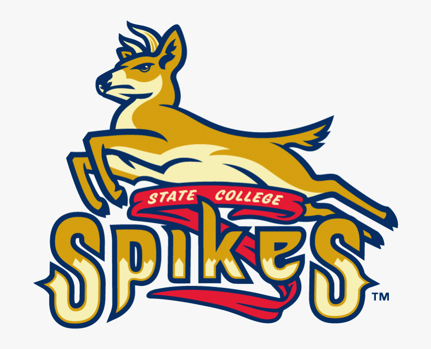 State College Spikes Logo New York-penn League - State College Spikes Baseball, HD Png Download