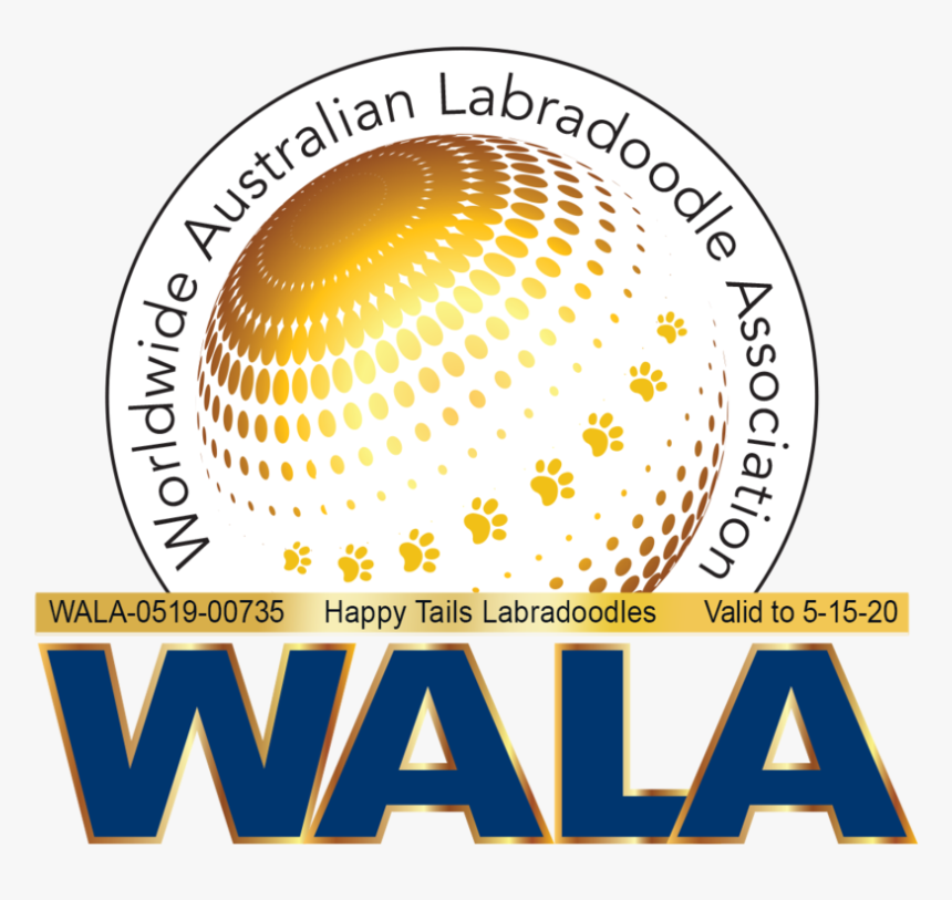Happy Tails Wala Logo 0519 00735 - Big Rock Labradoodles, HD Png Download