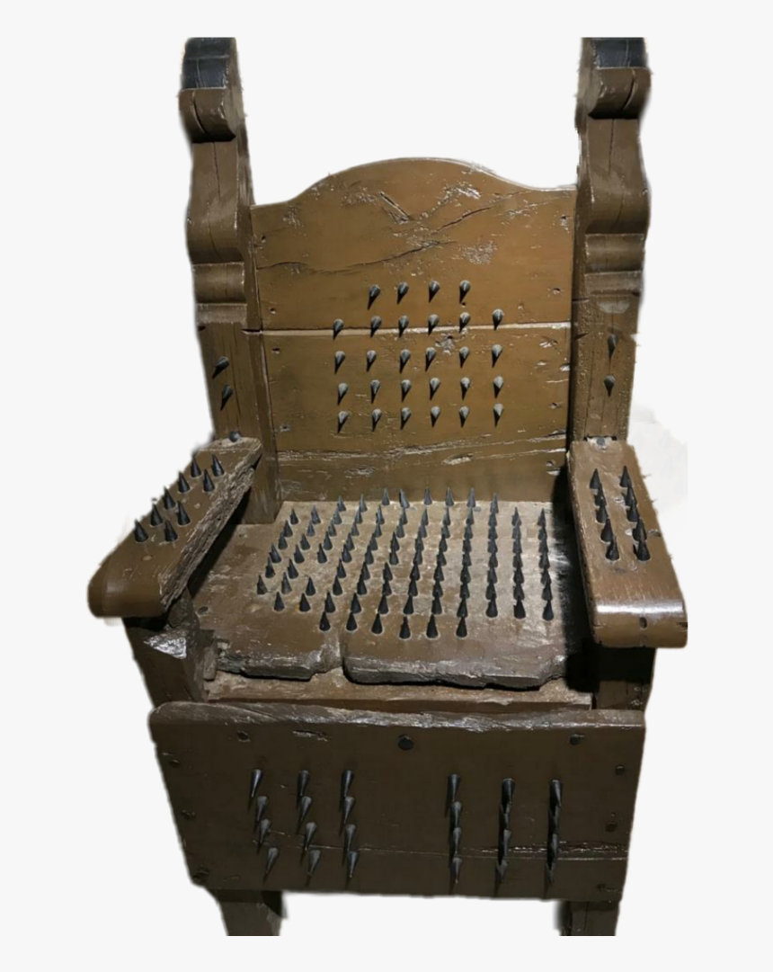 #torturedevice #chair #spikes #midevil #torture - Torture Chair Torture Png, Transparent Png