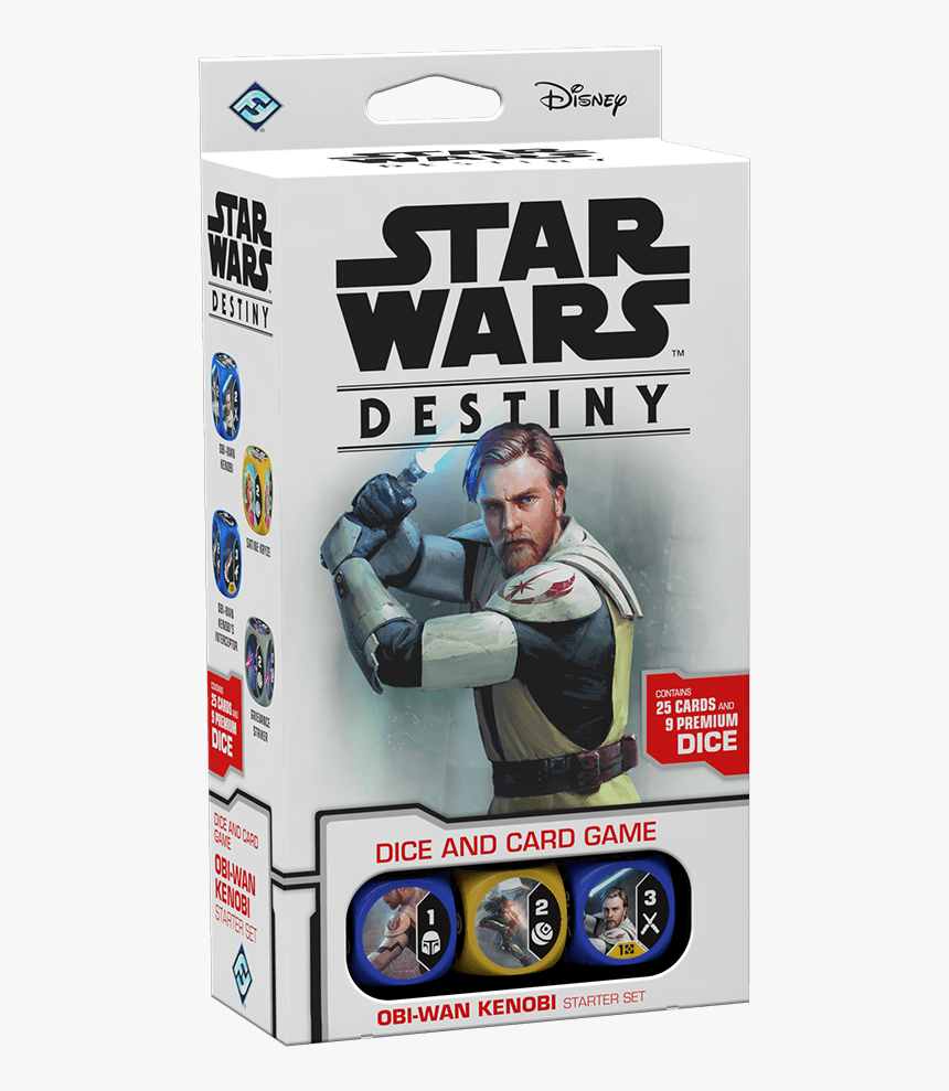 Obi-wan Kenobi Starter Set - Star Wars Destiny Starter Set, HD Png Download