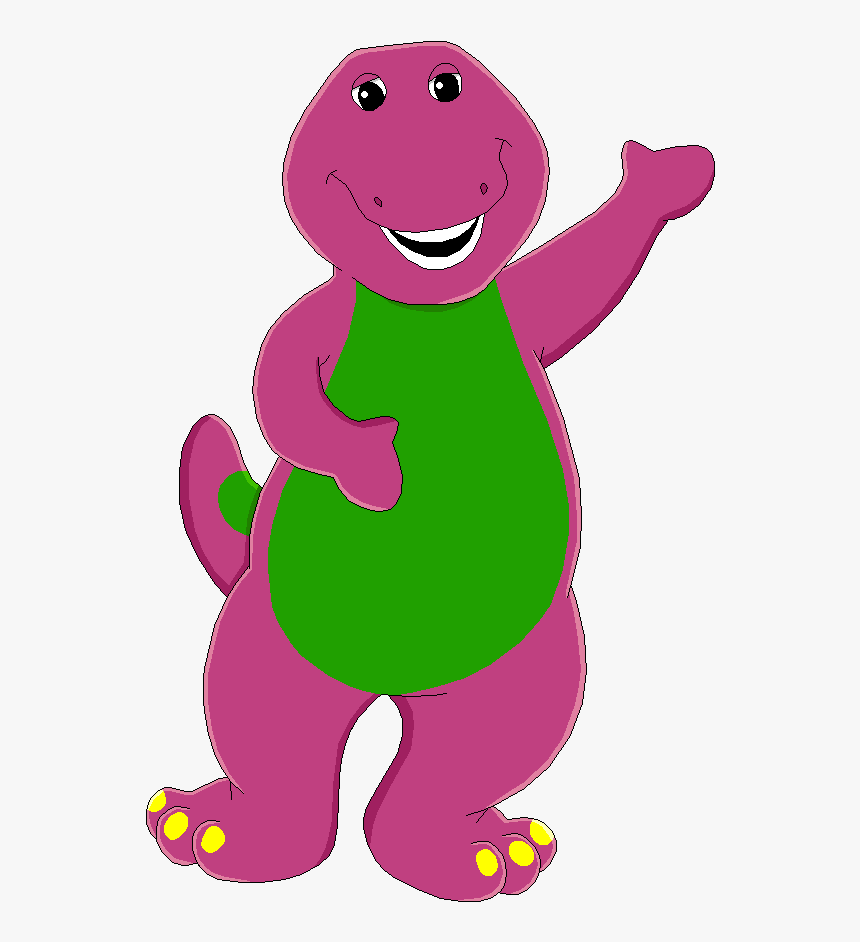 Barney Clip Dinosaur Stock - Barney The Dinosaur Clipart, HD Png Download