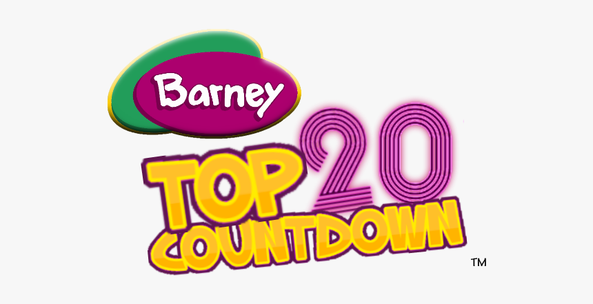 Barney Top 20 Countdown Logo, HD Png Download