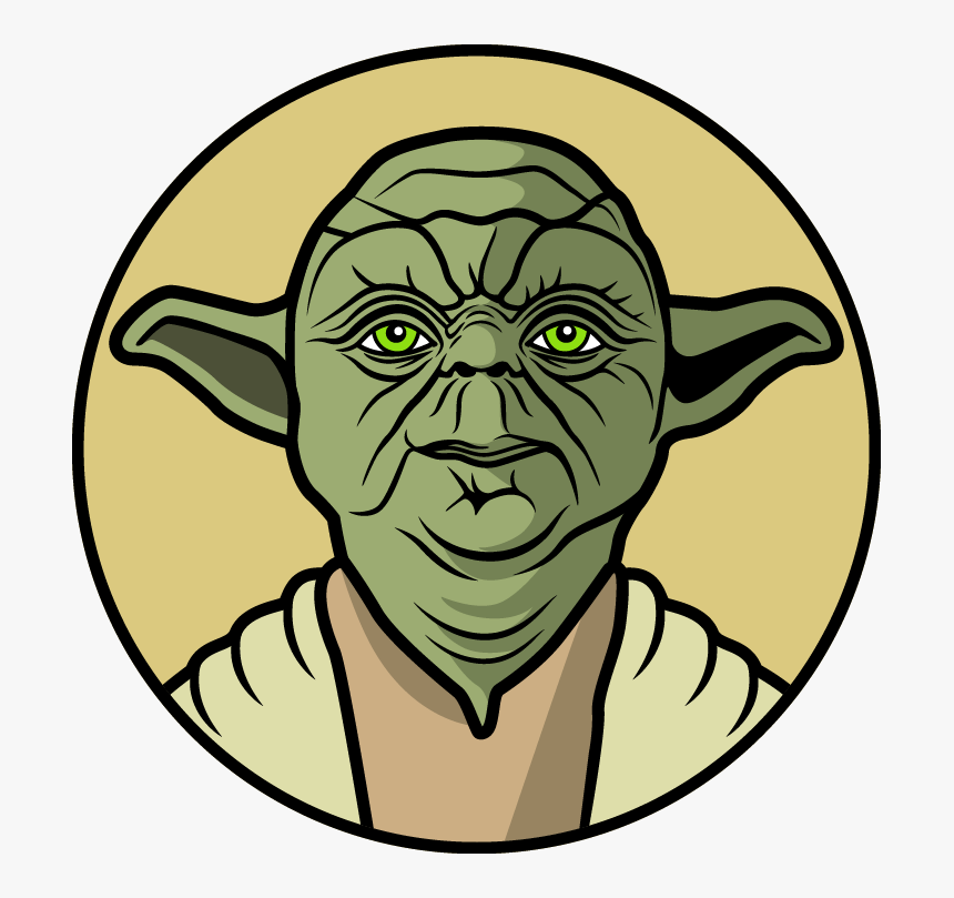 Star Wars Png Yoda Rosto, Transparent Png