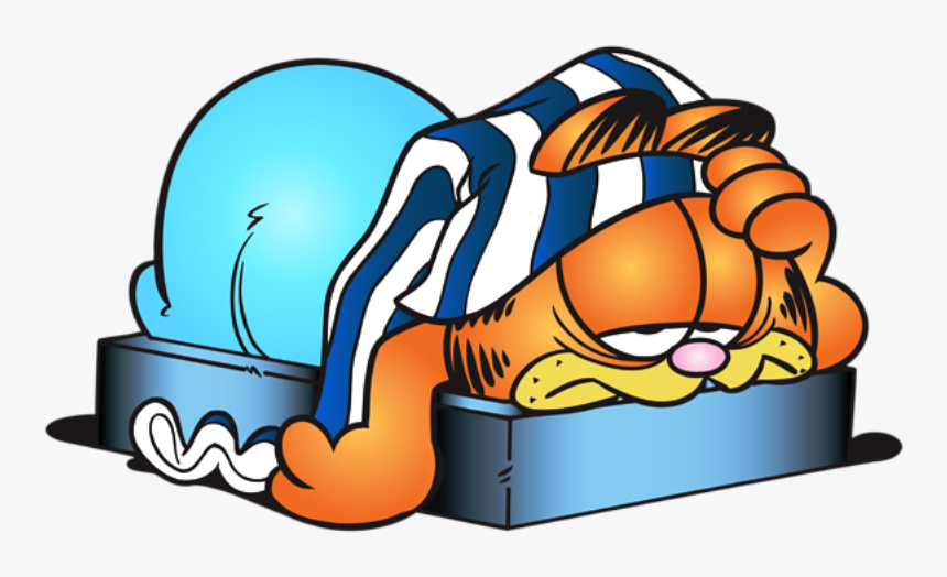 Garfield Nesty - Lack Of Sleep Cartoon, HD Png Download