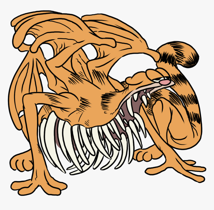 Clip Art Cartoon Tail - Garfield Dark Souls, HD Png Download