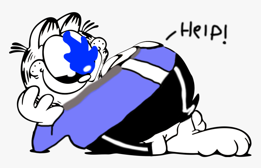 Garfield Sumo Beach Bellyball, HD Png Download