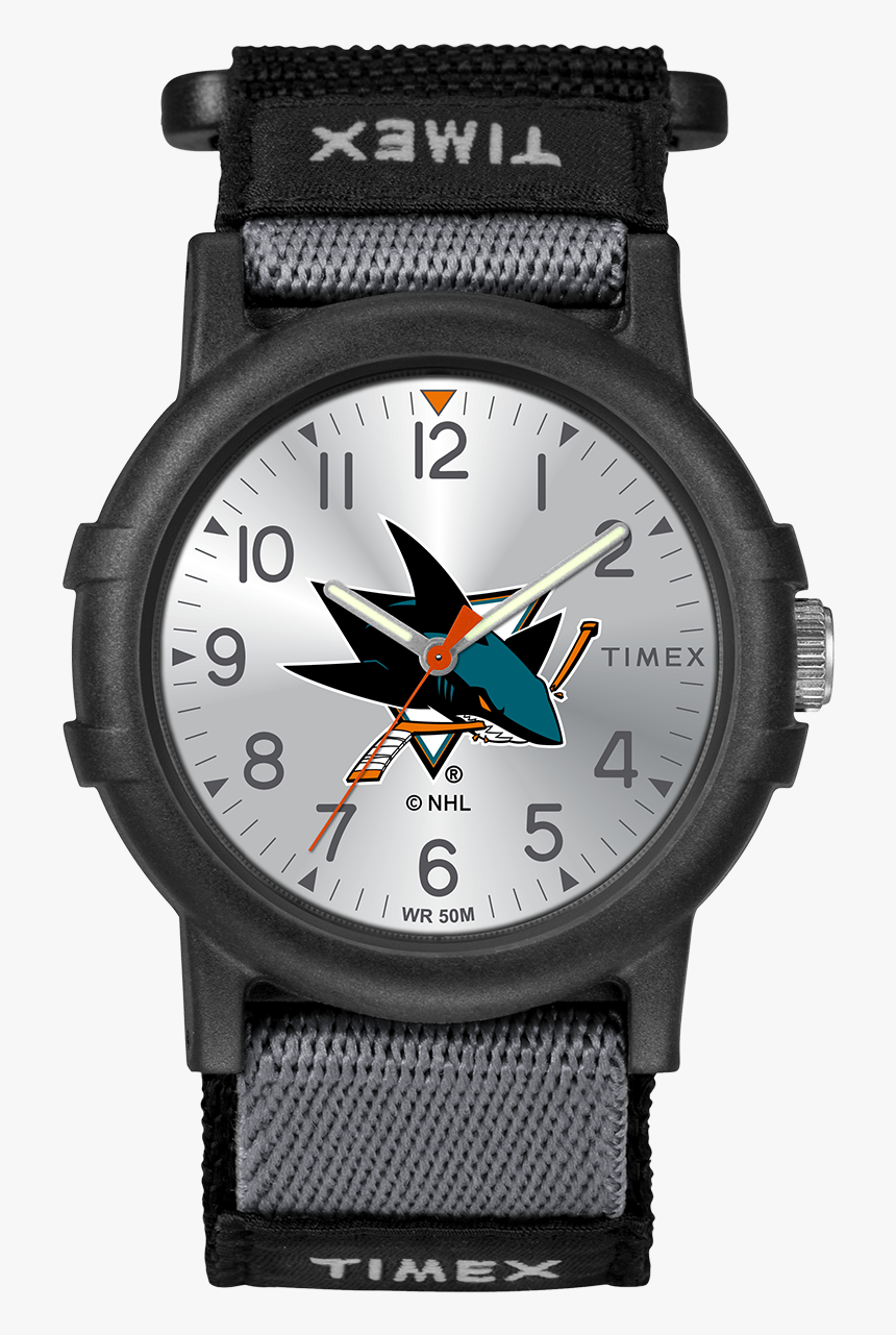 Recruit San Jose Sharks Large - Detske Nhl Hodinky, HD Png Download