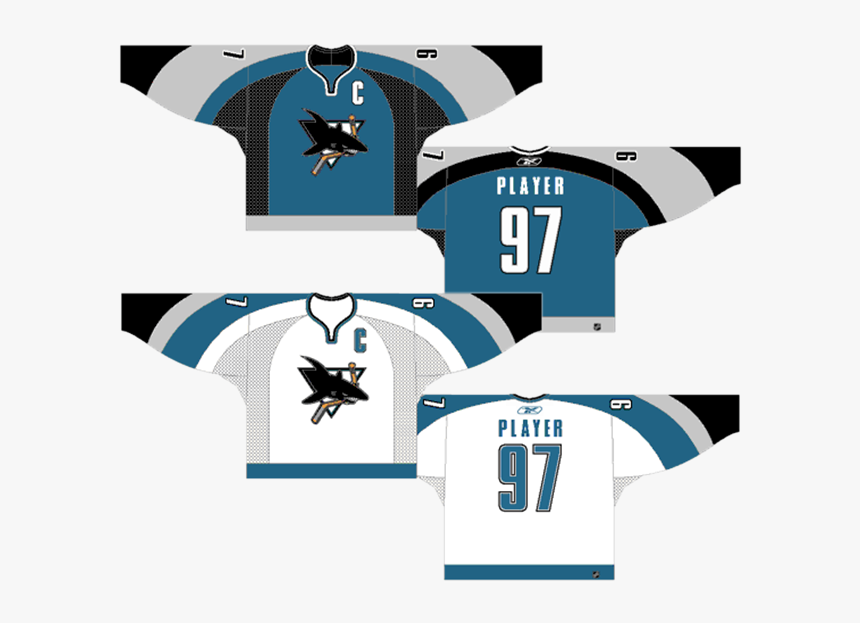 Sharks-2003 - San Jose Sharks 2nd Jersey, HD Png Download
