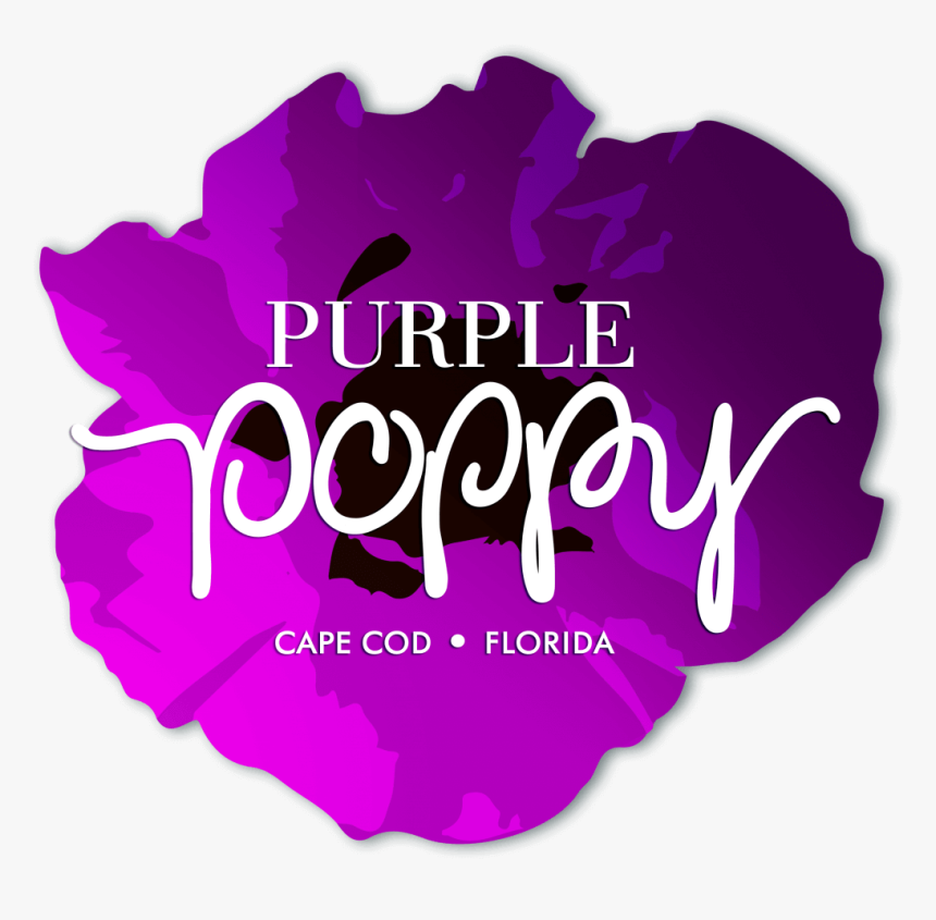 Purple Poppy Location Logo - Purple Poppy Pin Purchase Canada, HD Png Download