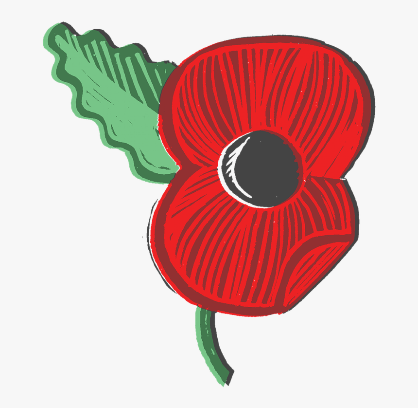 Pinart Memorial Day Salute - Poppys Coloured World War 1, HD Png Download