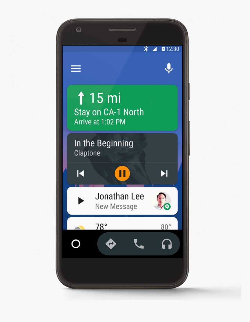 Some Of These Apps Include Spotify, Pandora, And Google - Android Auto For Phone Screens, HD Png Download