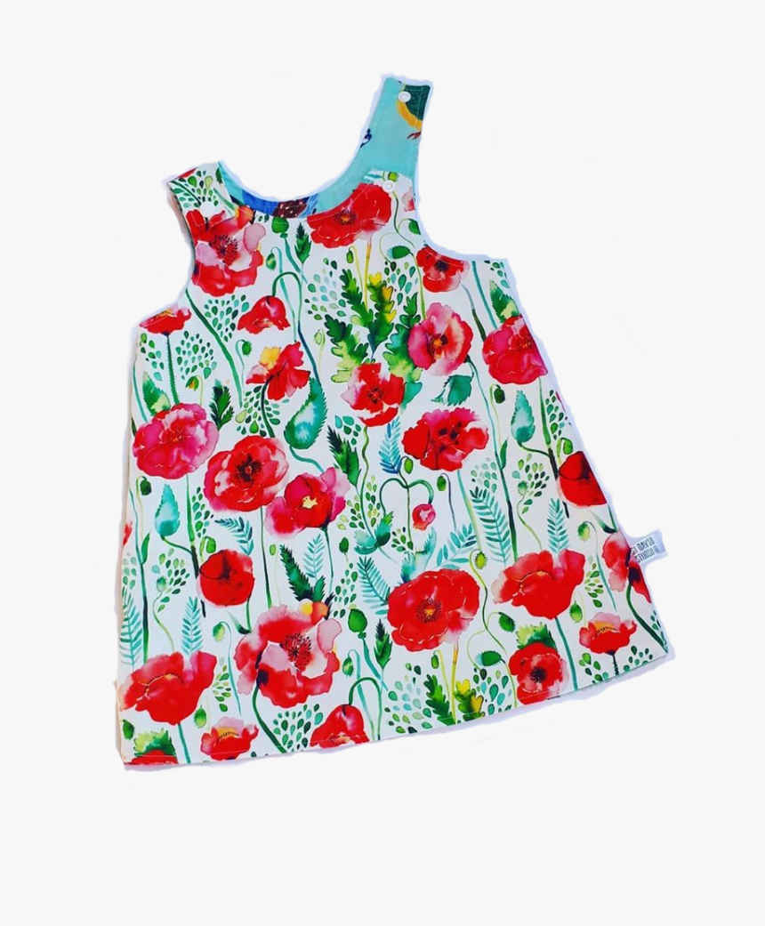 Image Of Reversible Pinafore Dress - Poppy, HD Png Download