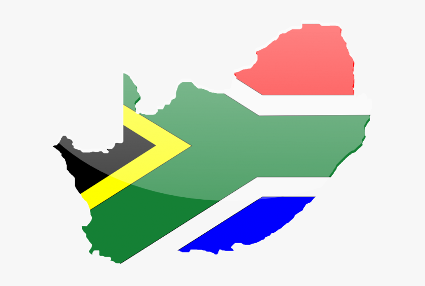 South African Flag Vector - South Africa To China, HD Png Download