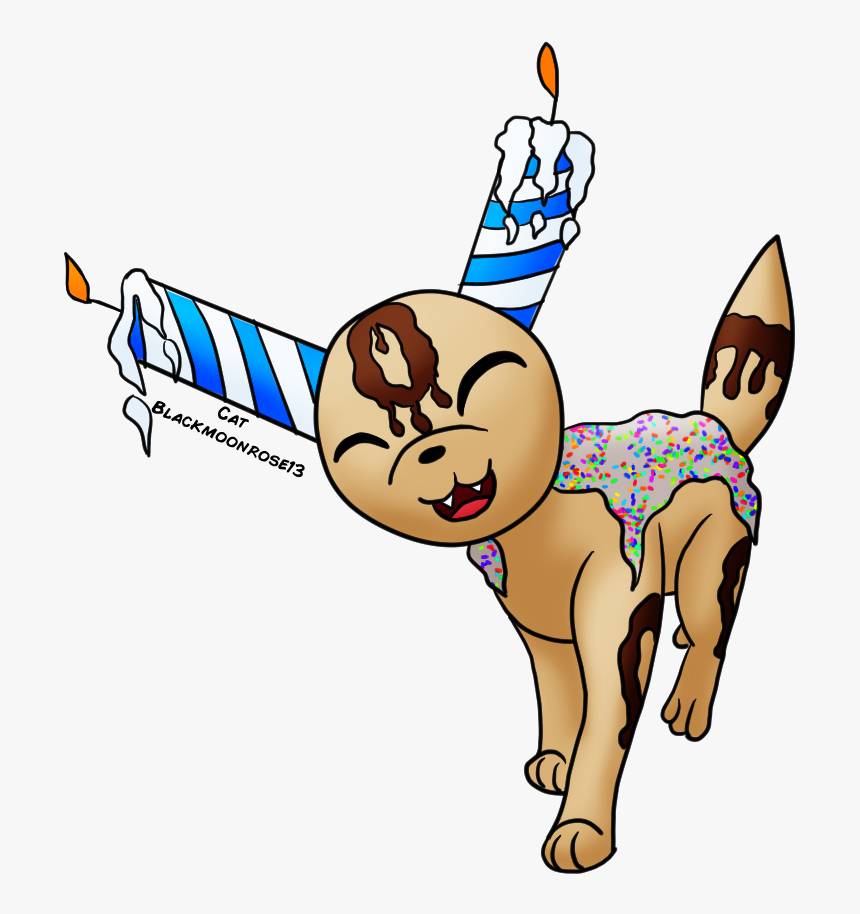 Cake The Umbreon - Cartoon, HD Png Download