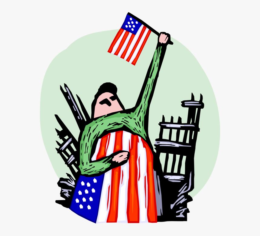 Patriot Vector Us Flag, HD Png Download