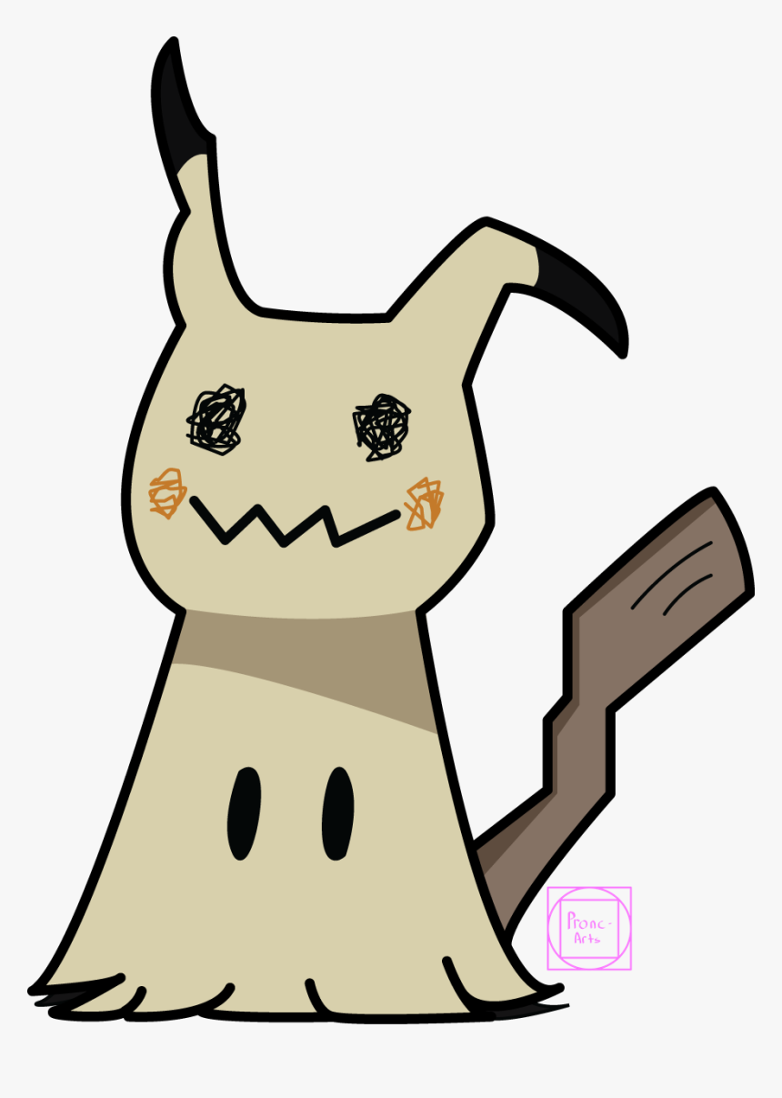 [fanart][vector] Mimikyu - Cartoon, HD Png Download