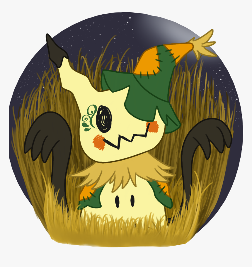 Scarecrow Mimikyu - Cartoon, HD Png Download