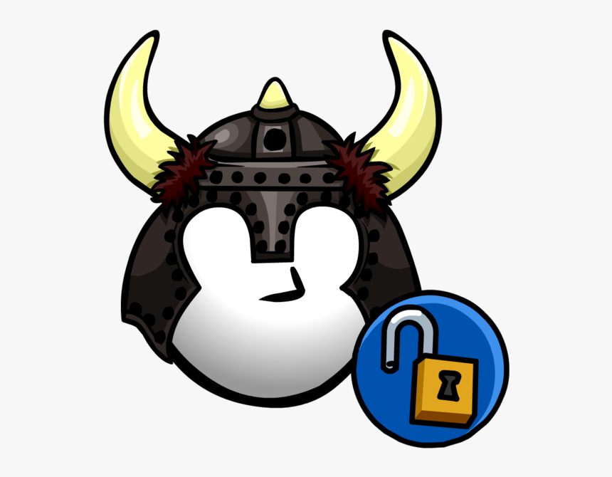 Armored Viking Helmet - Club Penguin Viking, HD Png Download
