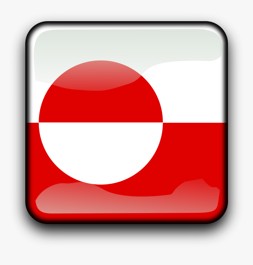 Gl Clipart By Koppi - Flag Of Greenland, HD Png Download