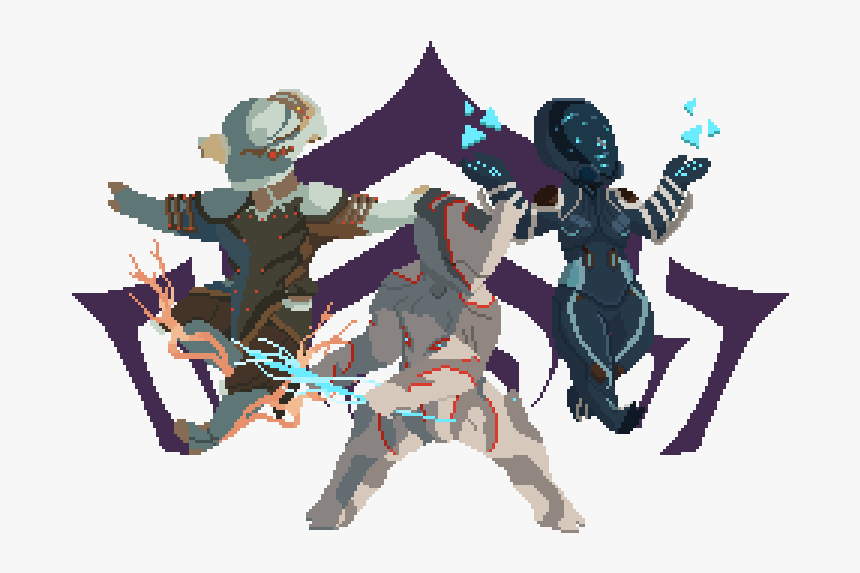 Pixel Warframe, HD Png Download
