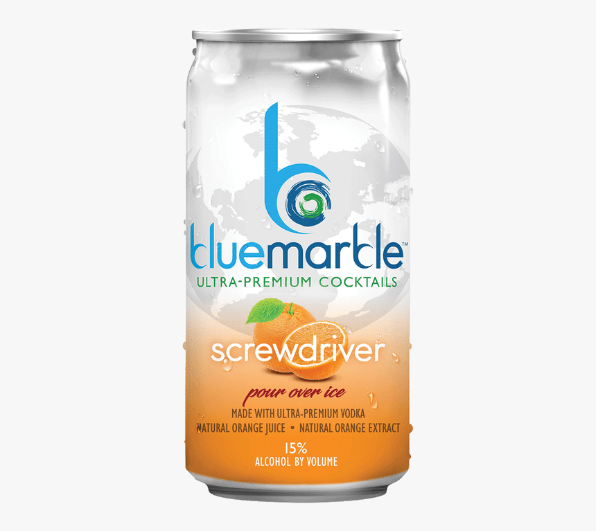 Blue Marble Cocktails Screwdriver - Non-alcoholic Beverage, HD Png Download