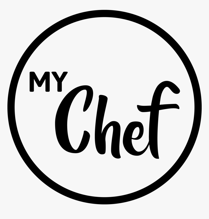 Black & White My Chef Logo - Circle, HD Png Download