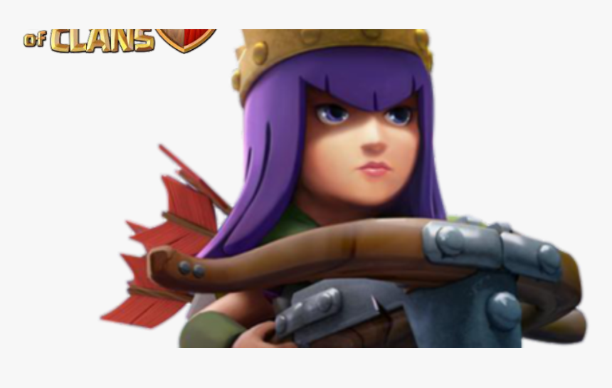 Clash Of Clans Archer Queen Png , Png Download - Archer Queen Clash Royale, Transparent Png
