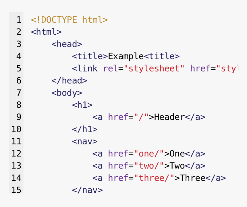 Html Source Code Example - Screenshot, HD Png Download , Transparent ...