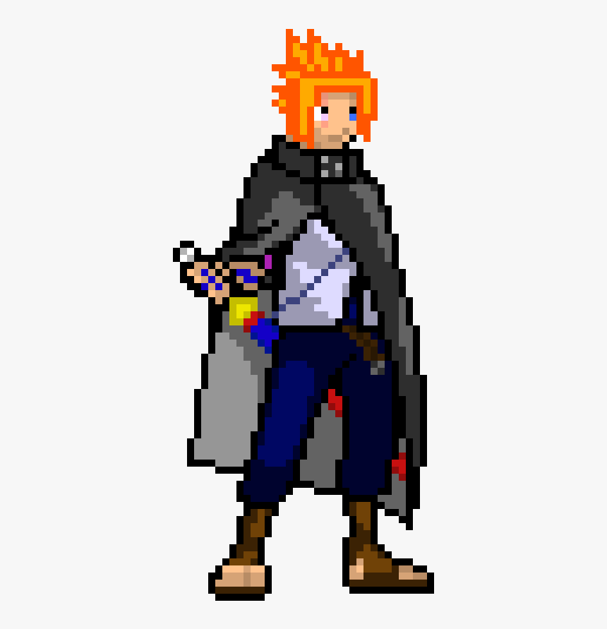 Boruto Adult Pixel Art, HD Png Download