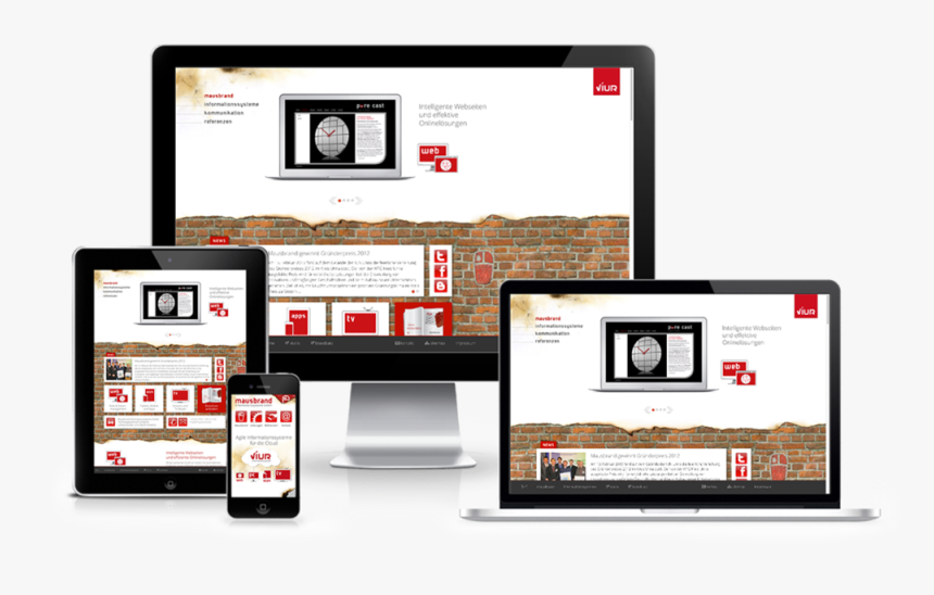 Responsive-webdesign - Show Off Your Website Design, HD Png Download